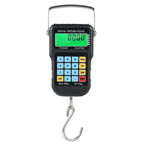 Shop Generic 110lb/50kg Fish Scales Backlit LCD Portable Electronic Hook Digital  Fishing Scale Hanging Scale with Measuring Tape Ruler for Hunting Fishing  Postal Kitchen Online