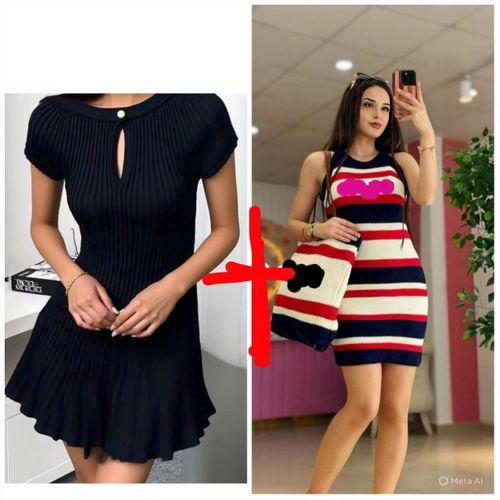 product_image_name-Fashion 254-Elegant 2 in 1 dress plus jewelry -1