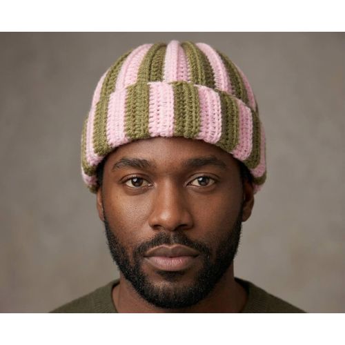 product_image_name-Generic-Knitted Woollen Beanie-Multicolor -2
