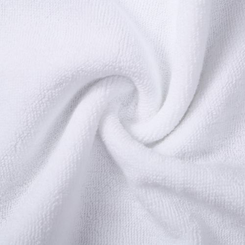 product_image_name-Generic-Absorbent Pure Cotton White Square Towel,  Bath Towel - White-2