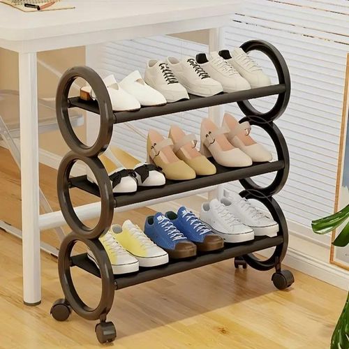 product_image_name-Generic-3-tier rotating shoe rack with 360° casters-2