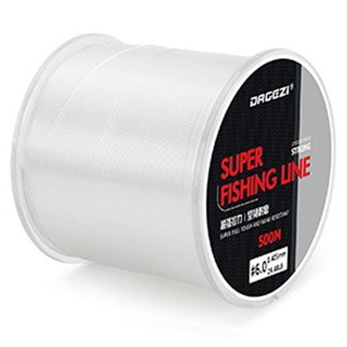 Shop Generic 500m/546.8yds Monofilament Strong Fluorocarbon Fishing Line  Sinking Nylon Fishing Line for Freshwater Saltwater Fishing Clear Online