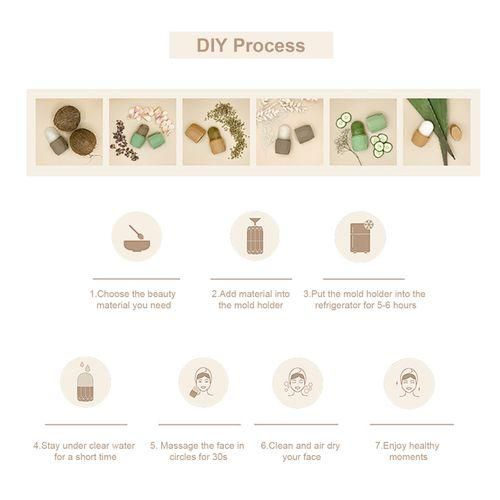 Generic DIY Ice Face Roller Silicone Mold Holder Reusable - image 2
