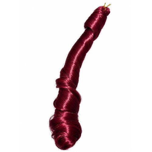 Generic Spiral Curl Synthetic Braiding Hair Bundle - Burgundy / Wine Red (BUG)