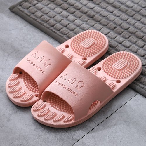 Shop Generic Home Slippers Foot Massage Female Summer Sandals House  Bathroom Slipper Non-slip Soft Sole Men Indoor Hotel Couples Shoes-C-Pink  Online | Jumia Ghana