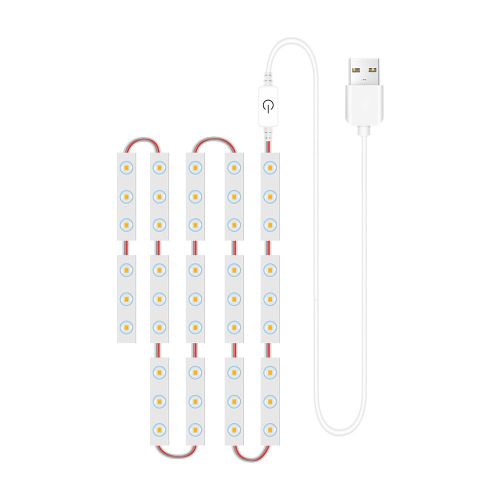 Generic Mirror LED Accent Lighting Strips/USB Interface/Dimming Function with No Limit/14 Groups