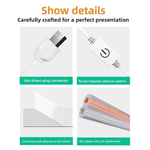 Generic Mirror LED Accent Lighting Strips/USB Interface/Dimming Function with No Limit/14 Groups - image 6