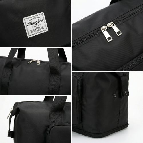 product_image_name-Fashion-Travel Bags Large Capacity Storage Bag Waterproof Sport Gym Bag, Men Weekender Duffle Bag Overnight Luggage Bag Shoe Bags-3