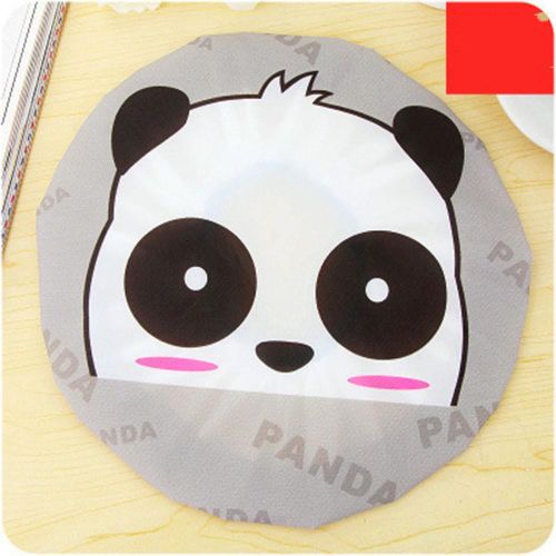 product_image_name-Generic-Cartoon Shower Caps Colorful Bath Shower Hair Cover Adults Kids Waterproof Bathing Elastic Band Cap SPA Cap-5