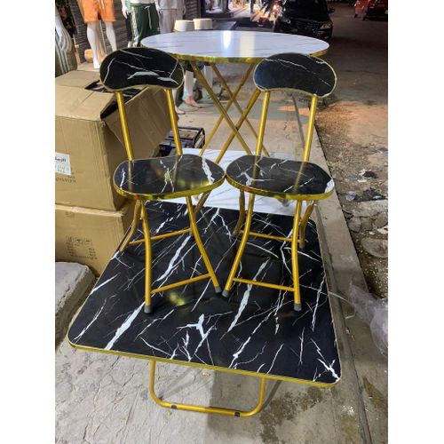 product_image_name-White Label-Folding Table With 2 Chairs - Black-2