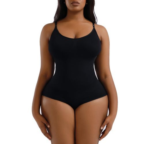 Ladies Seamless One-Piece Open Crotch Body Shaper Abdominal Lifter