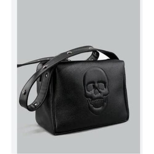 AD Men's Skull Crossbody Bag - Black - image 2