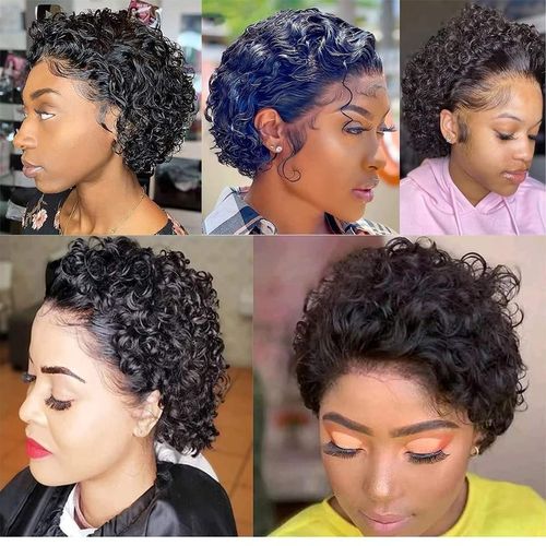 Shop Fashion women wigs closure pixie wigs frontal original front wigs hair  wigs Online | Jumia Ghana