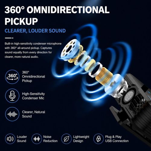Generic 2-in-1 Wireless Lavalier Microphone, Plug-and-Play Lapel Mic with Noise Reduction for Vlogging & Live Streaming - image 6
