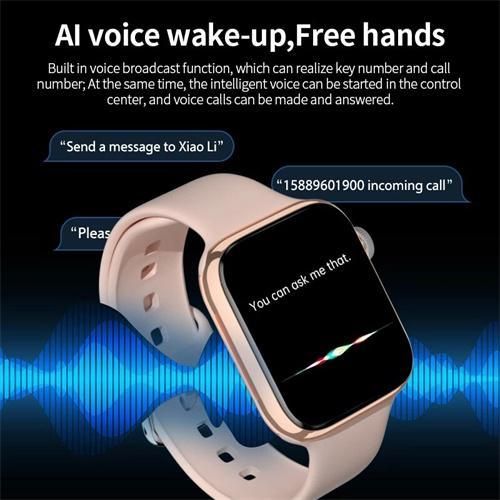 product_image_name-Generic-Full Touch Screen Smart Bluetooth Call Smartwatch - For Android and iOS - Pink-4
