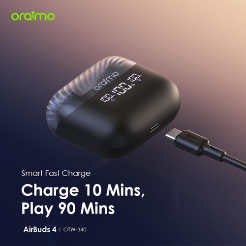 product_image_name-Oraimo-Air Buds 4 True Wireless Bluetooth Earbuds LED Screen Display ENC-7