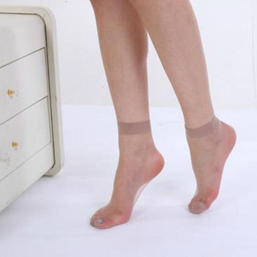 product_image_name-Fashion-10 Pairs Women'S Socks, Silk Stockings, Thin Crystal Socks-3