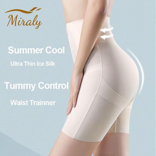 High Waist Ultra Thin Ice Silk Shapewear For Women Tummy Control