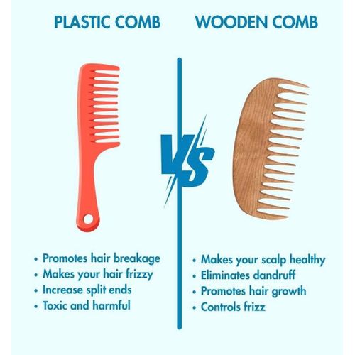 Generic Bamboo Beard Comb ( Wooden Comb) - image 3