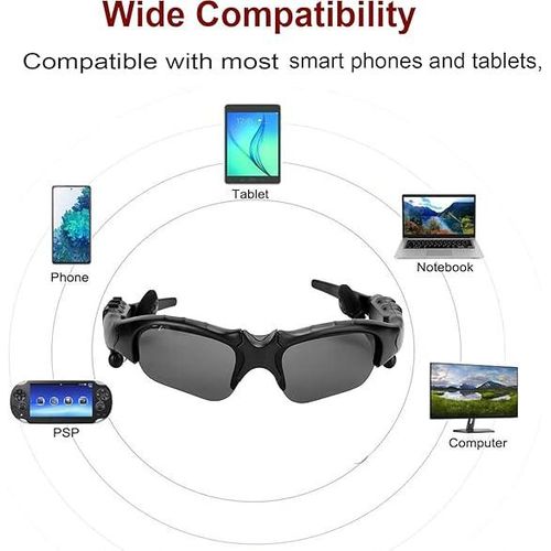 product_image_name-Generic-Bluetooth Sunglasses Music Glasses Support Earphones and Hands Free - Black-2