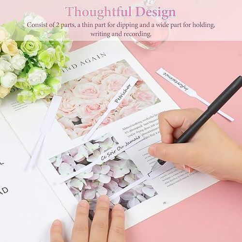 Generic 100P Perfume Testing Strips, Disposable Fragrance Testing Strips, Paper Scent Strips for Essential Oils, Fragrances, Diffuser, Aromatherapy Testing - image 4