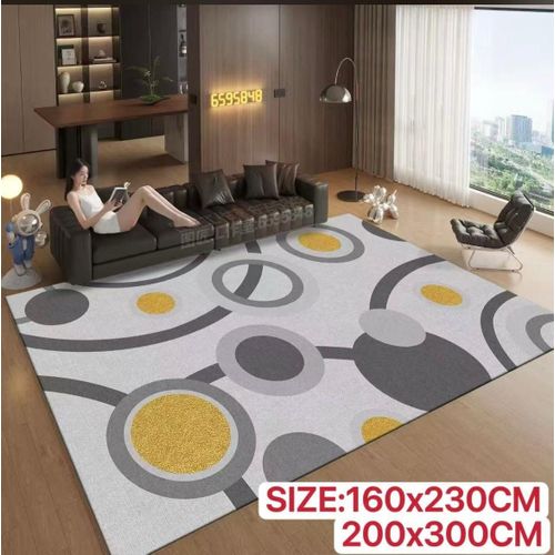 product_image_name-OMAMA HOME TEXTILE-Soft Shaggy Area Rug – Gradient Plush Carpet for Living Room & Bedroom-Polychromatic-1