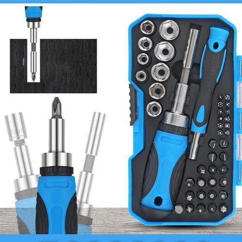 product_image_name-Generic-Jeu de tournevis à cliquet 44 pièces Coffret à cliquet Petit jeu de tournevis-1