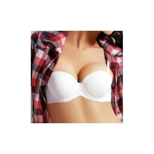 Women Girl Seamless 3/4 Cup Push Up Bra Adjustable Support Bra