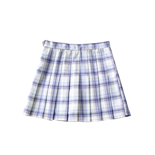 Shop Generic Preppy Harajuku A-Line Mini Plaid Skirt Girl y2k High ...
