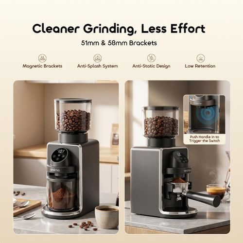 Oraimo BeanGrind Pro Precision Smart Control Conical Burr Grinder - image 6