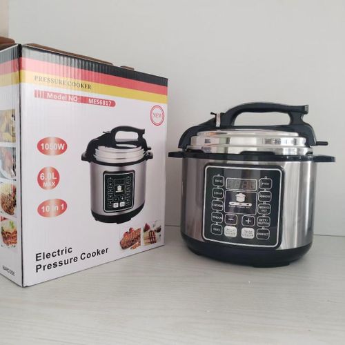 product_image_name-Genetic-10 in 1 Digital electric pressure cooker - 6.0L -1050W  - silver -1