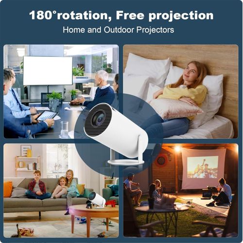 Yaticrab Portable 4K Smart Projector | High Brightness, UK Plug for Africa - image 3