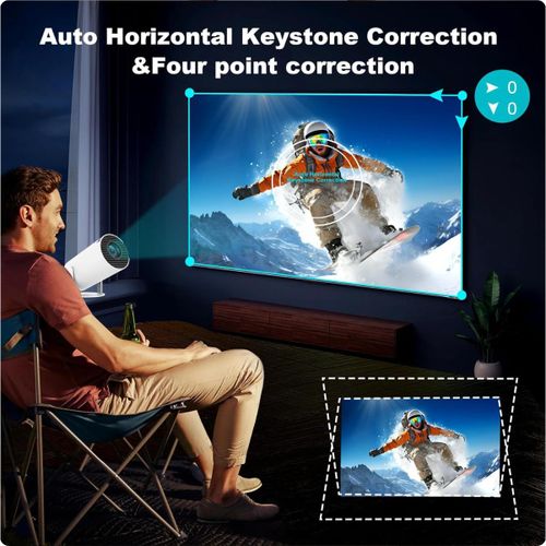 Yaticrab Portable 4K Smart Projector | High Brightness, UK Plug for Africa - image 4