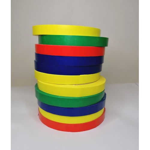 product_image_name-Package-Bag Neck Sealing Tape - Red, Blue, Green, Yellow, White & Transparent - 12MM X 66M.-5