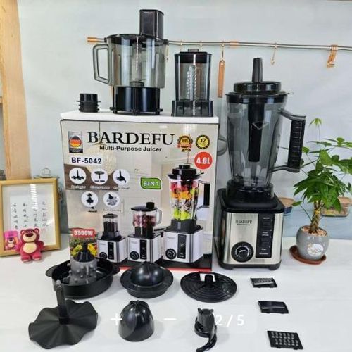 product_image_name-BARDEFU-8 In 1 Commercial Professional High-Power Multi-Purpose Blender - 9500W - 4.0L - Silver and Black-1