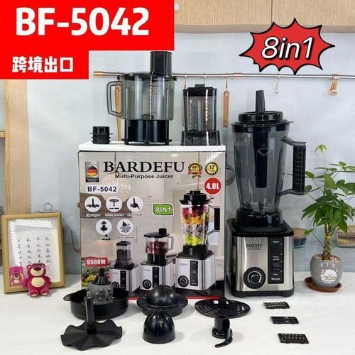 product_image_name-BARDEFU-8 In 1 Commercial Professional High-Power Multi-Purpose Blender - 9500W - 4.0L - Silver and Black-3