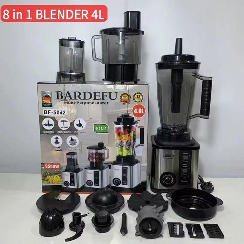 product_image_name-BARDEFU-8 In 1 Commercial Professional High-Power Multi-Purpose Blender - 9500W - 4.0L - Silver and Black-4