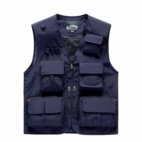 Shop Generic Mesh Multi-pocket Vest Men Women Outdoor Sport