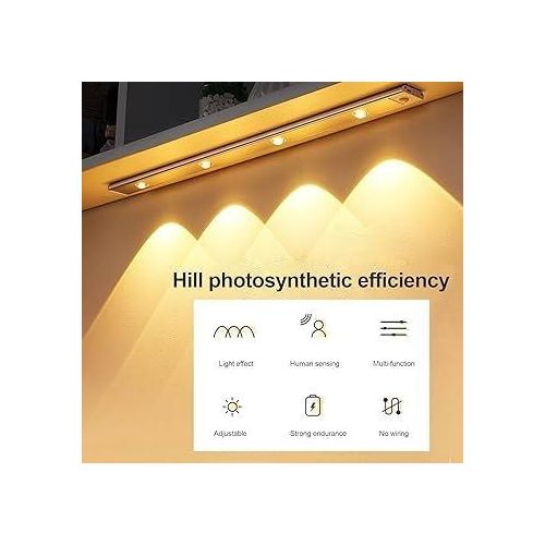 Generic 80cm Rechargeable Ultra-Thin Motion Sensor LED Cabinet Light – White - image 2