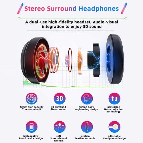Generic VRPARK J60 Virtual Reality Headset VR Glasses Built-In Headphones For Immersive Experience - image 6