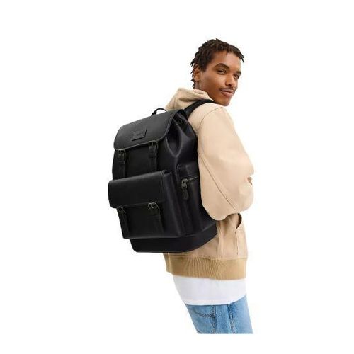 AD Classic Pure Leather Rucksack - Black