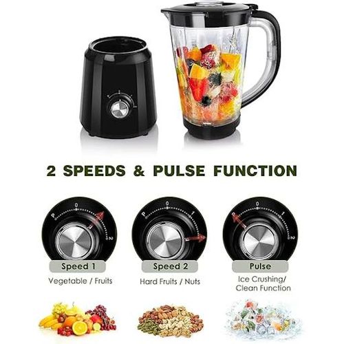 product_image_name-SOVIO-2-in-1 High-Power – 1.5L 1200W Multi-Functional Blender with Grinder - Black/ White-5