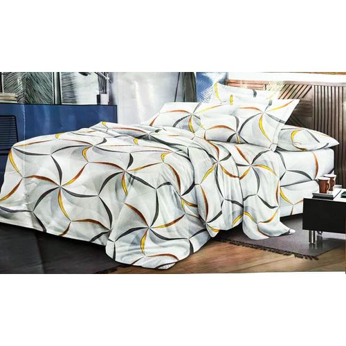 product_image_name-Premium-Luxury 4-Piece Bedsheet Set (2 Bedsheets + 2 Pillowcases) Multicolour-1