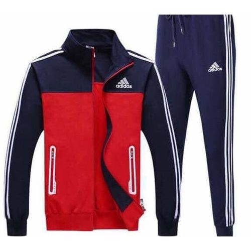 Shop Adidas Track Suit - Navy Blue/Red | Jumia Egypt