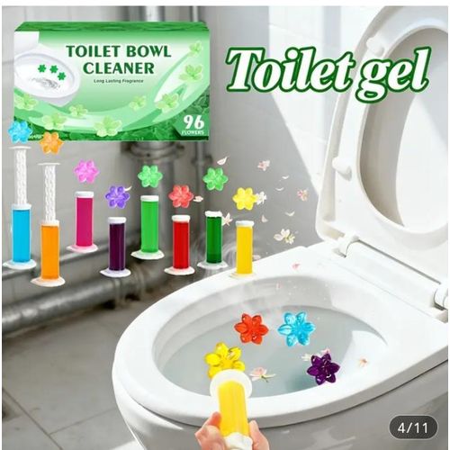 product_image_name-AD-2pcs Toilet Bowl Cleaning Gel Fregrance - Multicolor -1