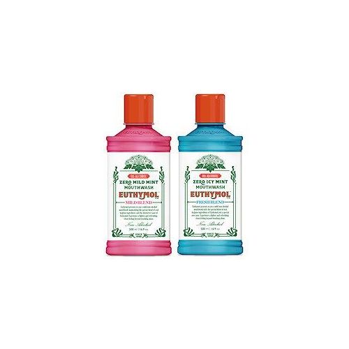 Euthymol Mild and Fresh Blend Mouth Wash - 500ml x 2
