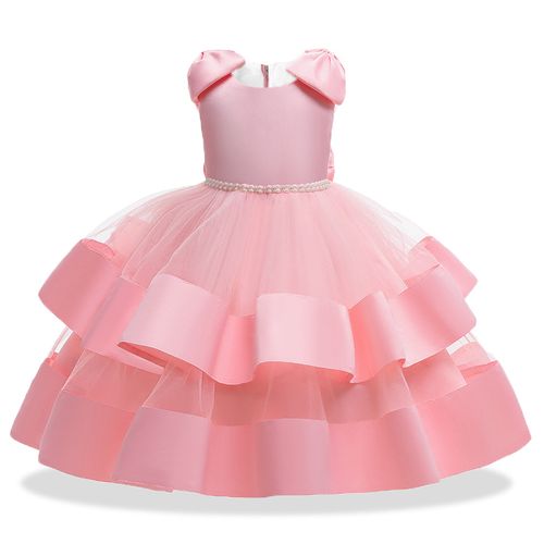 Cheap Newborn Summer Dresses For Girls Baby 3st Birthday Princess Dress  Applique Beading Flower Wedding Party Dress Puffy Kids Clothes | Joom