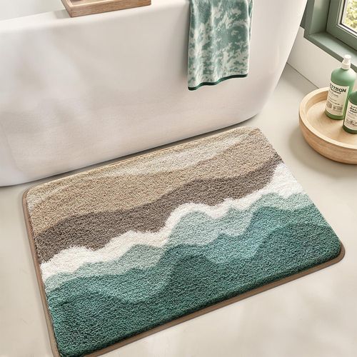 product_image_name-Generic-Beach-themed bathroom rug, non-slip bath mat, ultra-soft, washable, absorbent, and quick-drying.-1