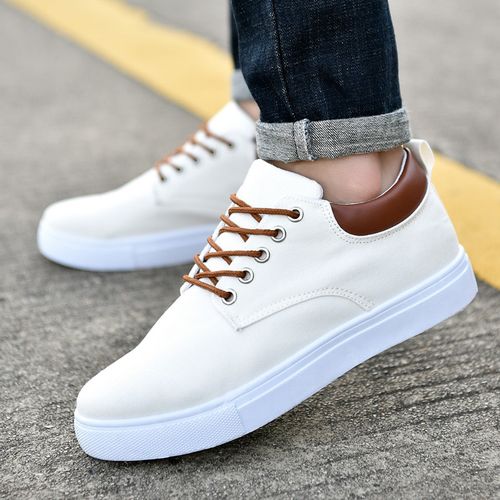 Men Flat Casual Comfortable Breathable Jean Canvas Shoes Fashion