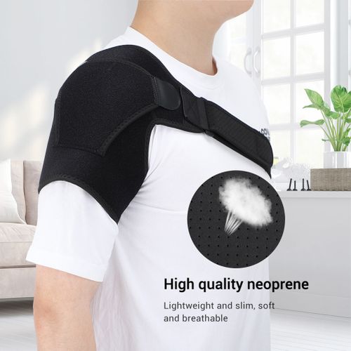 Shop Generic Adjustable Shoulder Support Brace pad Belt Band Strap Wrap  Neoprene Shoulder Compression Sleeves Back Brace Guard-right shoulder  Online